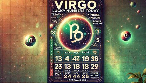 virgos lucky numbers today.